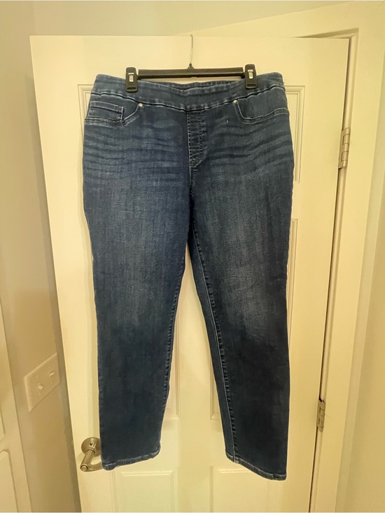 Chico's Denim - Chico's Dark Blue Straight Leg Jeans
